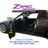 ZSPEC Dress Up Bolts® Fastener Kit, Door Jams Area for Nissan 240SX S13 (& Silvia), Titanium