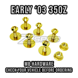 ZSPEC Strut Brace Fastener Kit for EARLY '03 Nissan 350z, M8-1.25 Titanium