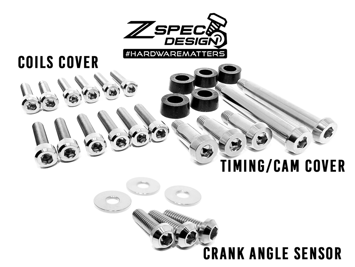 ZSPEC Stage-3 Dress Up Bolts® Hardware Kit for the Nissan Skyline GTR R32, Titanium